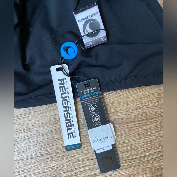 NWT Wave Length Reversible Swim Shorts Multicolored Paisley Print XL - Picture 3 of 4